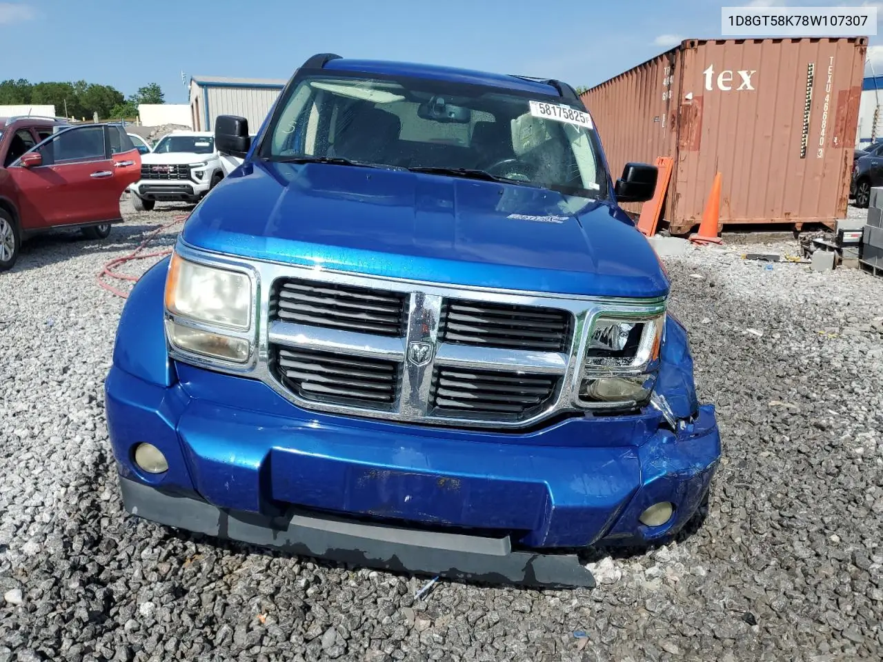 2008 Dodge Nitro Slt VIN: 1D8GT58K78W107307 Lot: 58175825