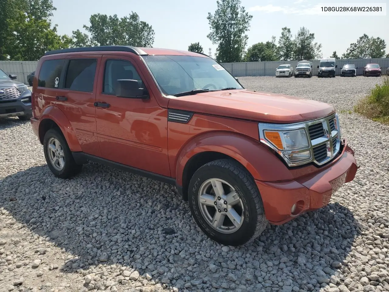 2008 Dodge Nitro Sxt VIN: 1D8GU28K68W226381 Lot: 60211075