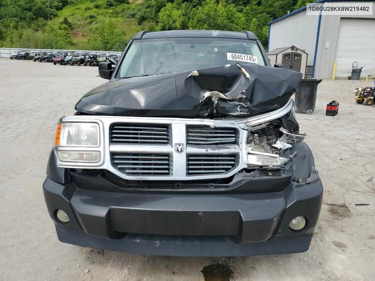 2008 Dodge Nitro Sxt VIN: 1D8GU28KX8W219482 Lot: 60451745