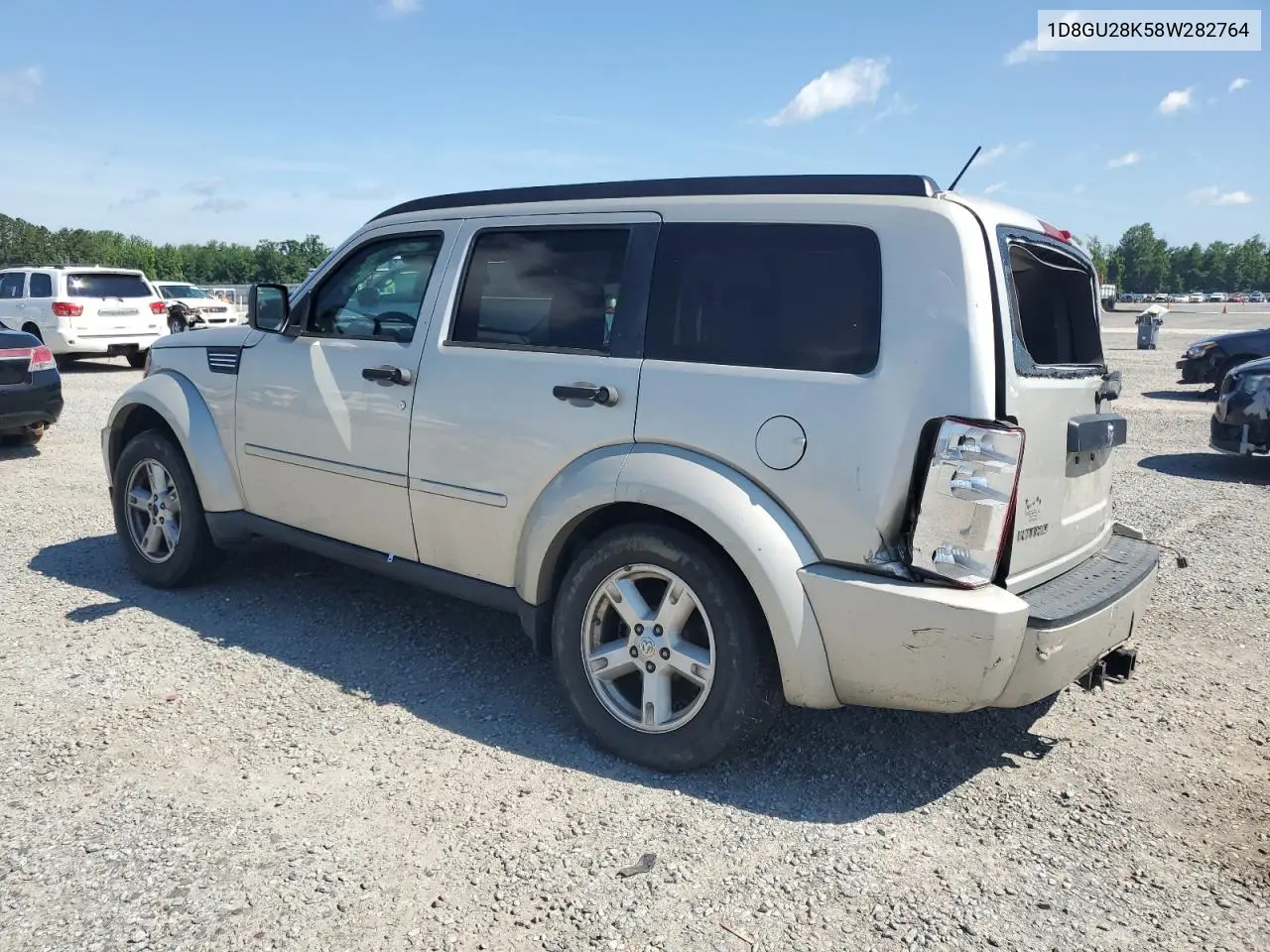 2008 Dodge Nitro Sxt VIN: 1D8GU28K58W282764 Lot: 60808985