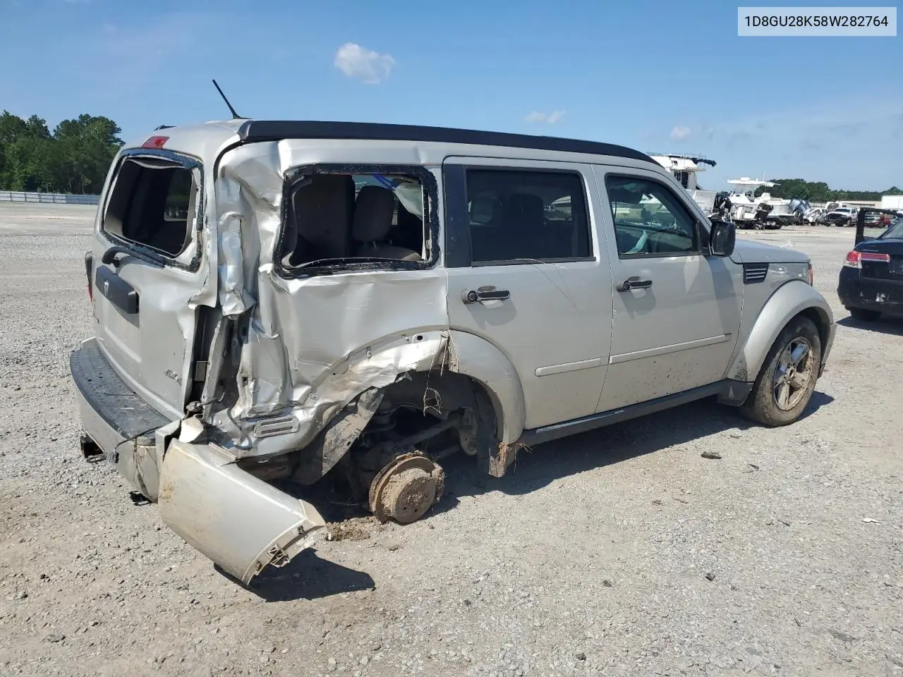 2008 Dodge Nitro Sxt VIN: 1D8GU28K58W282764 Lot: 60808985
