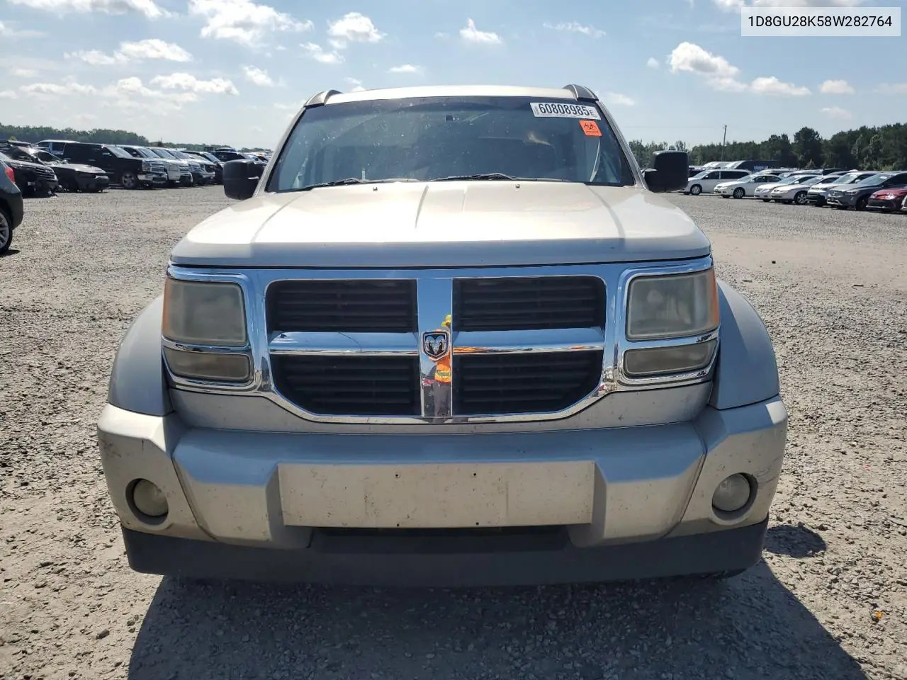 2008 Dodge Nitro Sxt VIN: 1D8GU28K58W282764 Lot: 60808985