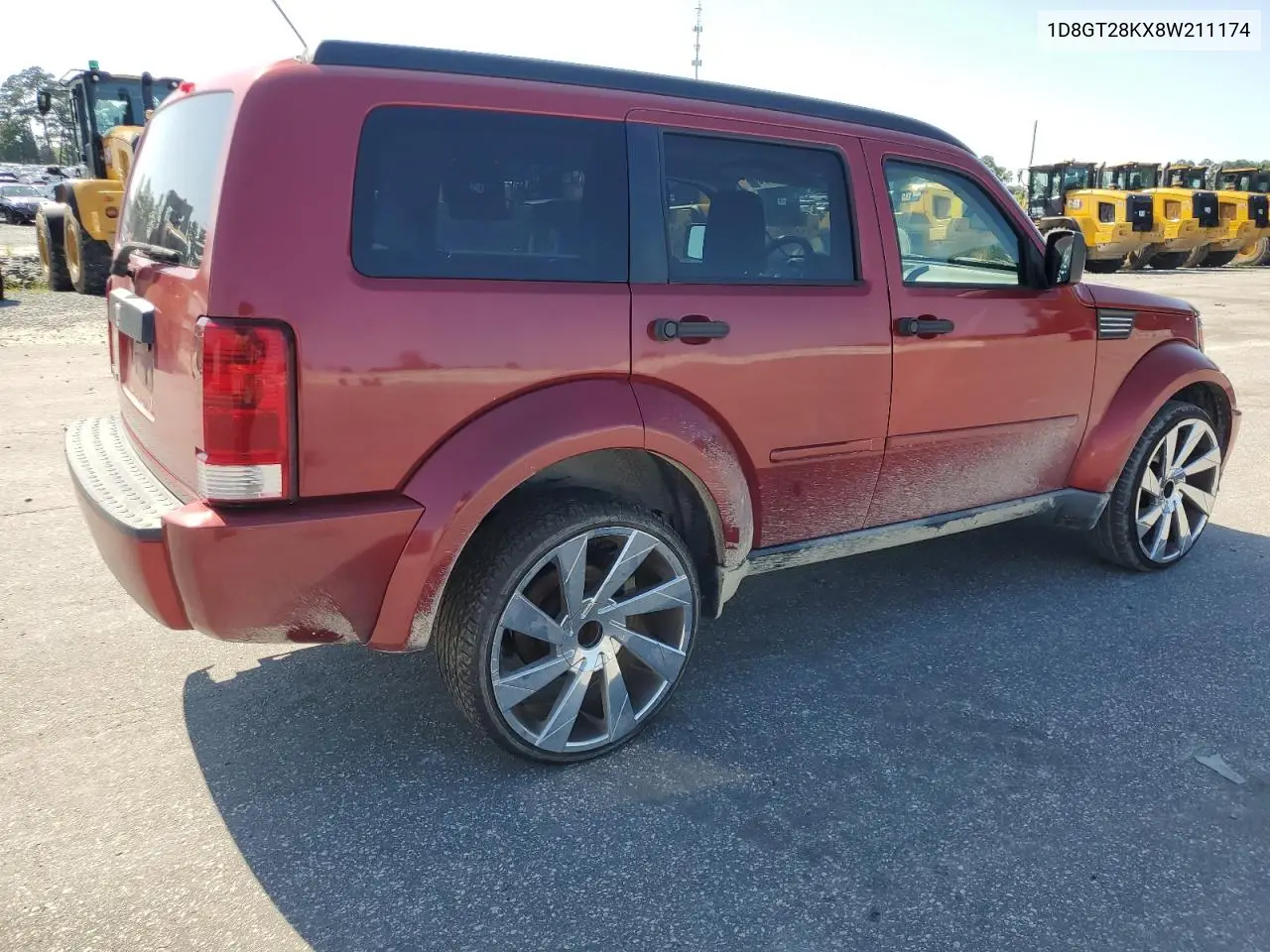 2008 Dodge Nitro Sxt VIN: 1D8GT28KX8W211174 Lot: 61146985