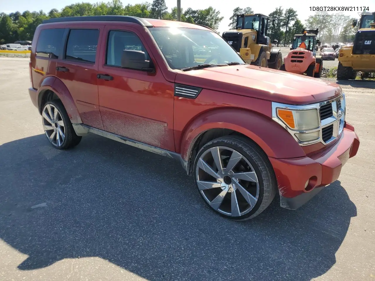 2008 Dodge Nitro Sxt VIN: 1D8GT28KX8W211174 Lot: 61146985