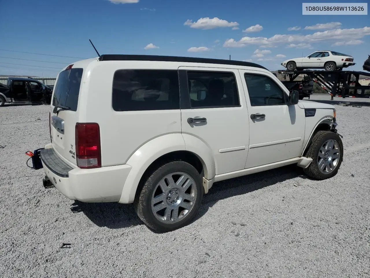 2008 Dodge Nitro R/T VIN: 1D8GU58698W113626 Lot: 62415835