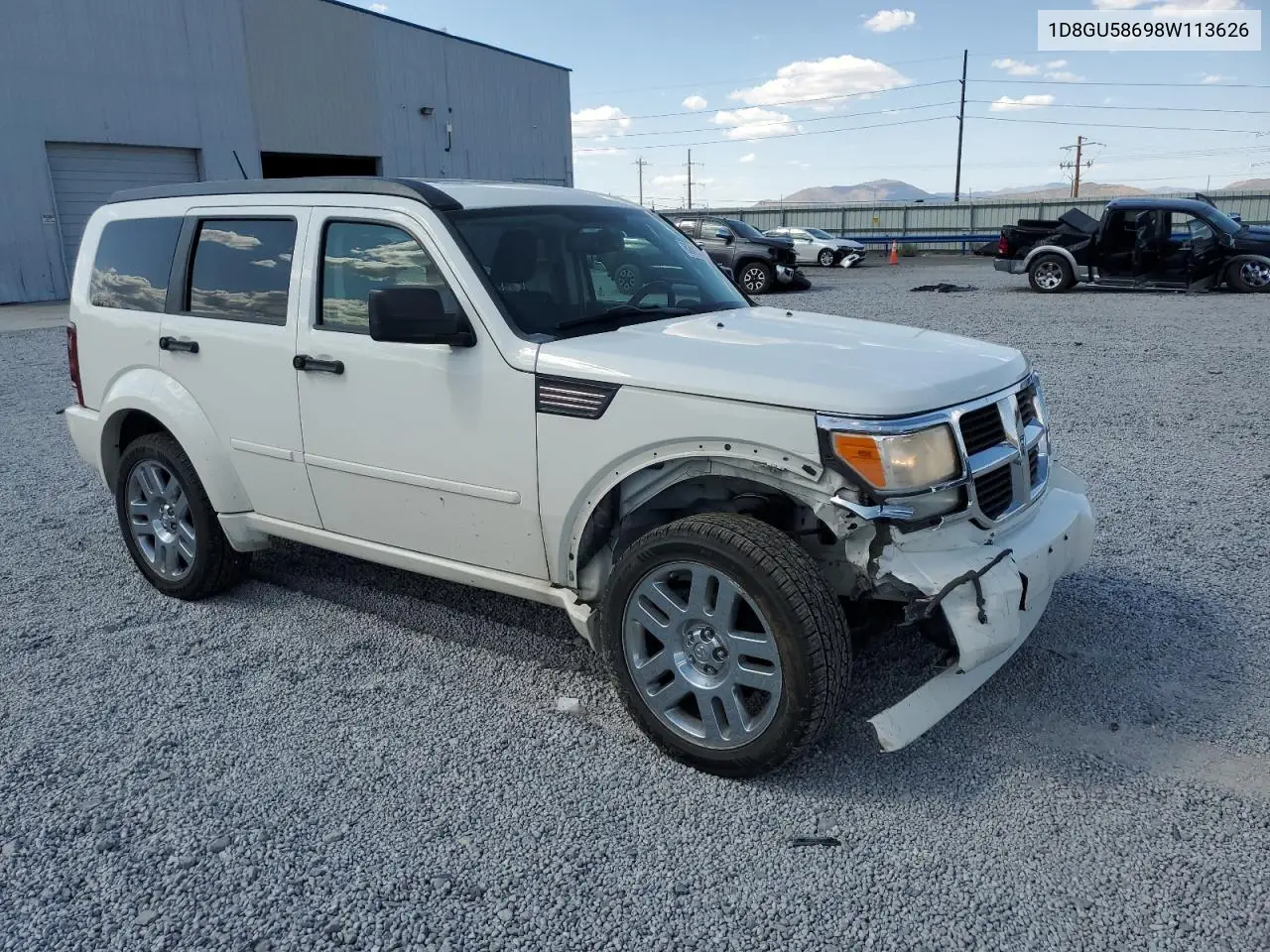 2008 Dodge Nitro R/T VIN: 1D8GU58698W113626 Lot: 62415835