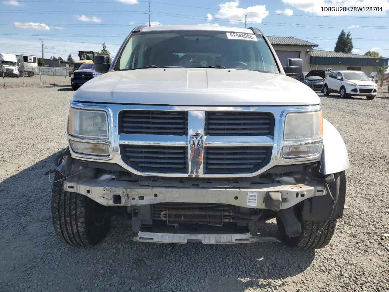 2008 Dodge Nitro Sxt VIN: 1D8GU28K78W128704 Lot: 62946085