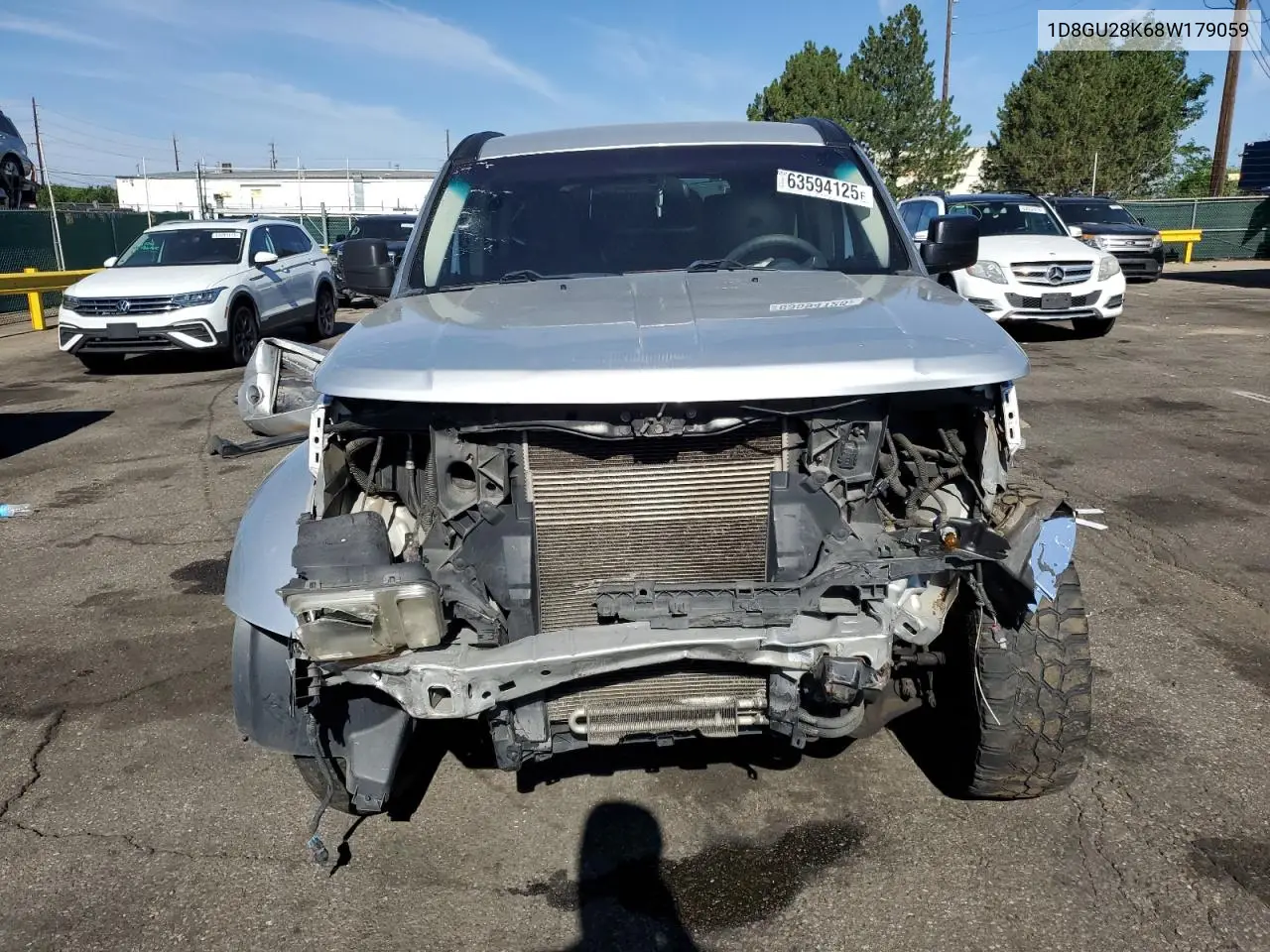 2008 Dodge Nitro Sxt VIN: 1D8GU28K68W179059 Lot: 63594125