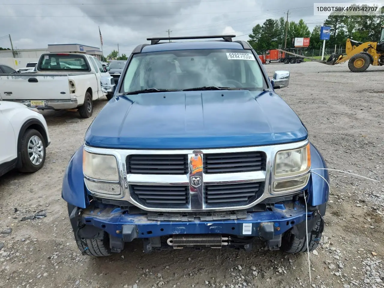 2009 Dodge Nitro Slt VIN: 1D8GT58K49W542707 Lot: 62827035