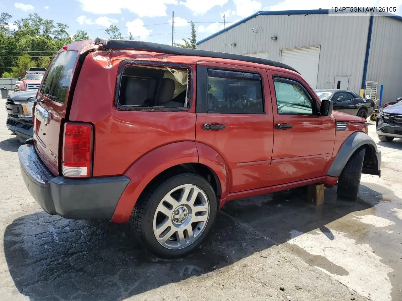 2010 Dodge Nitro Sxt VIN: 1D4PT5GK1AW126105 Lot: 55306915