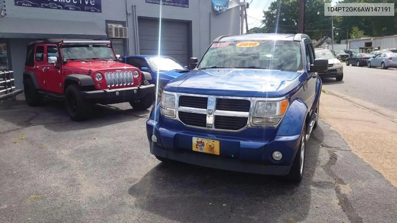 2010 Dodge Nitro Se VIN: 1D4PT2GK6AW147191 Lot: 56058732