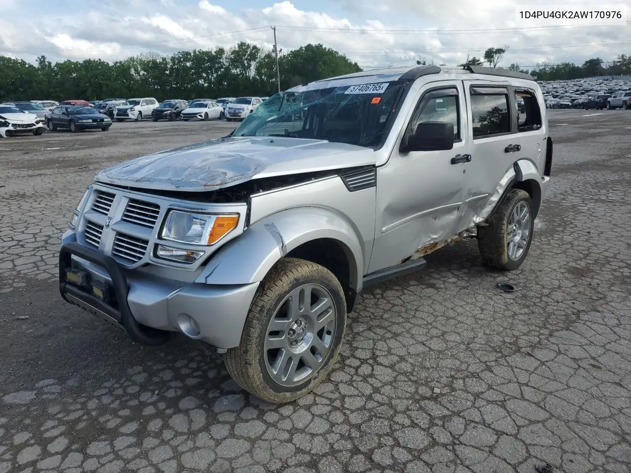 2010 Dodge Nitro Heat VIN: 1D4PU4GK2AW170976 Lot: 57406765