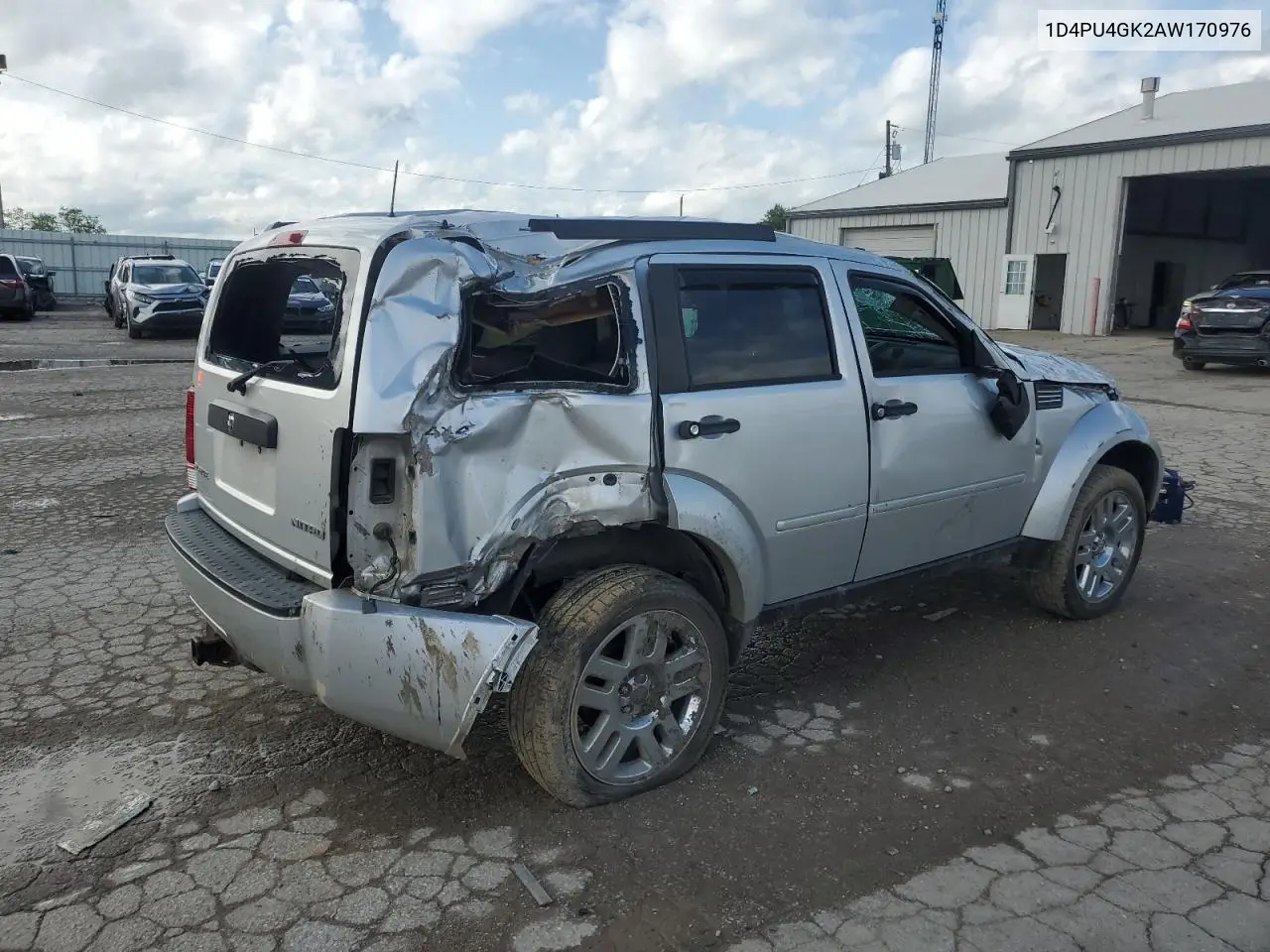 2010 Dodge Nitro Heat VIN: 1D4PU4GK2AW170976 Lot: 57406765