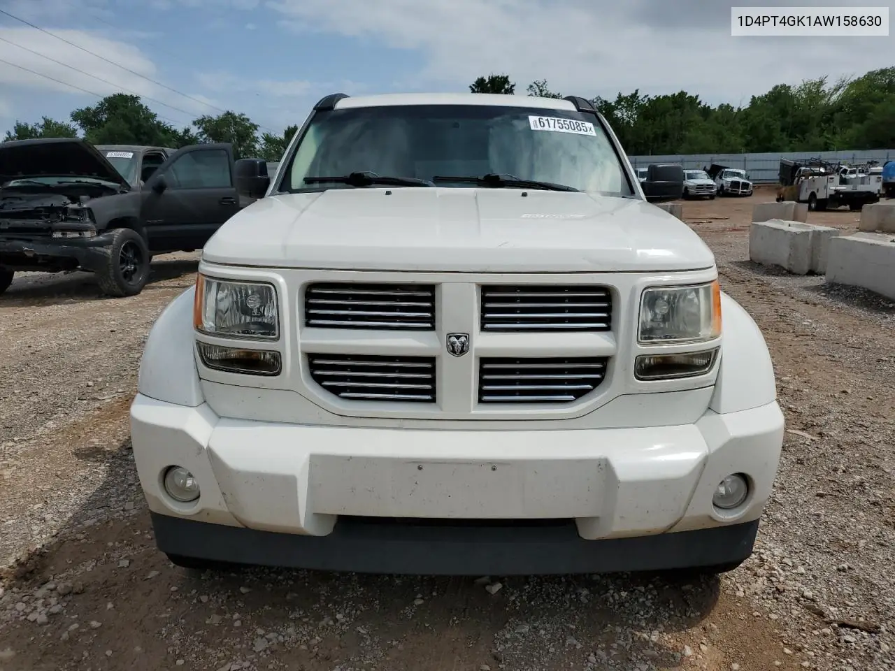 2010 Dodge Nitro Heat VIN: 1D4PT4GK1AW158630 Lot: 61755085