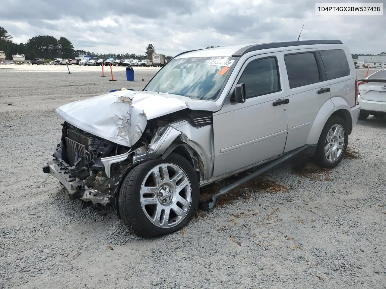 2011 Dodge Nitro Heat VIN: 1D4PT4GX2BW537438 Lot: 51336685