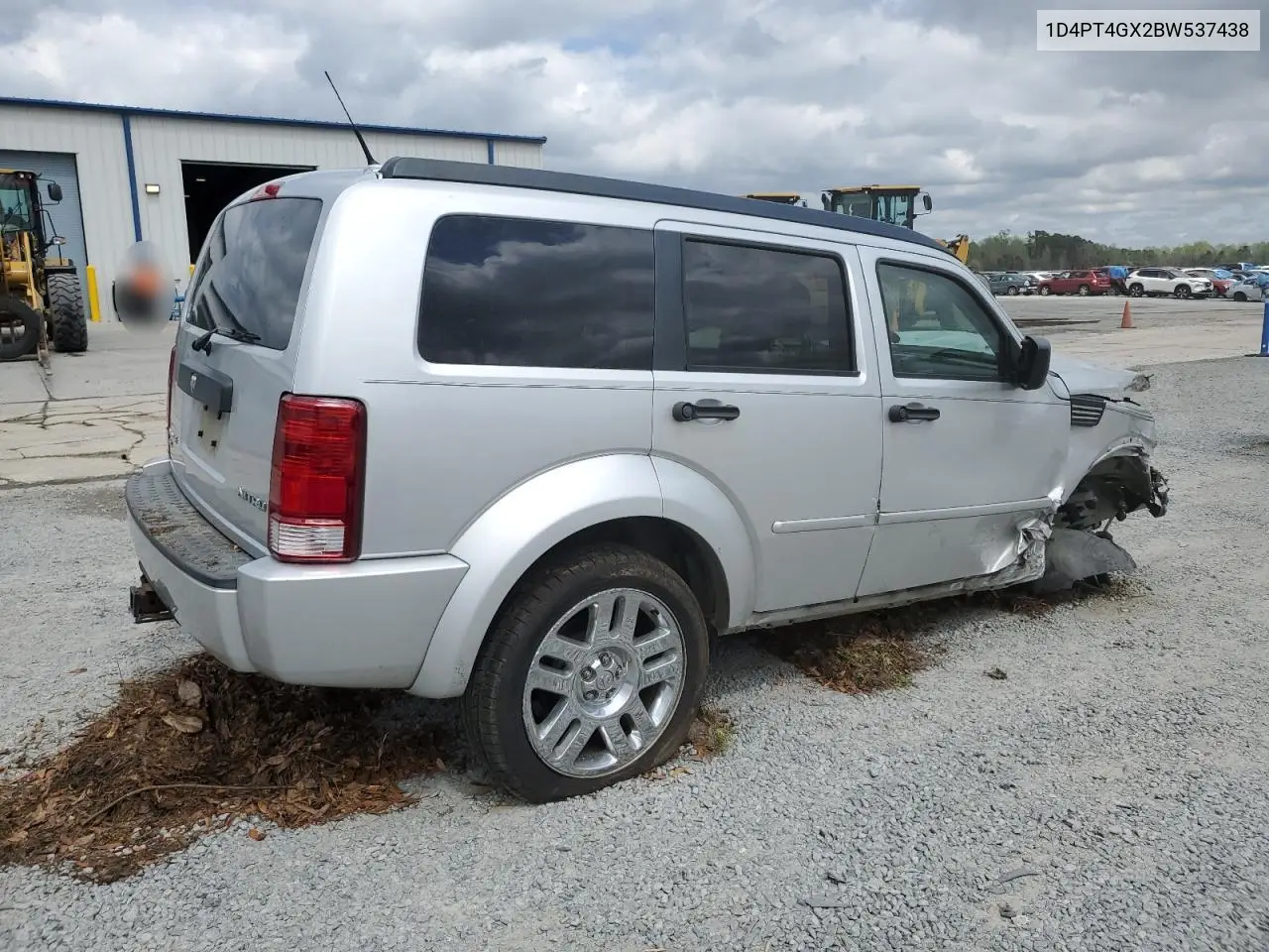 2011 Dodge Nitro Heat VIN: 1D4PT4GX2BW537438 Lot: 51336685