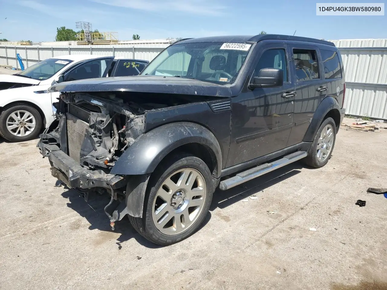 2011 Dodge Nitro Heat VIN: 1D4PU4GK3BW580980 Lot: 56222595