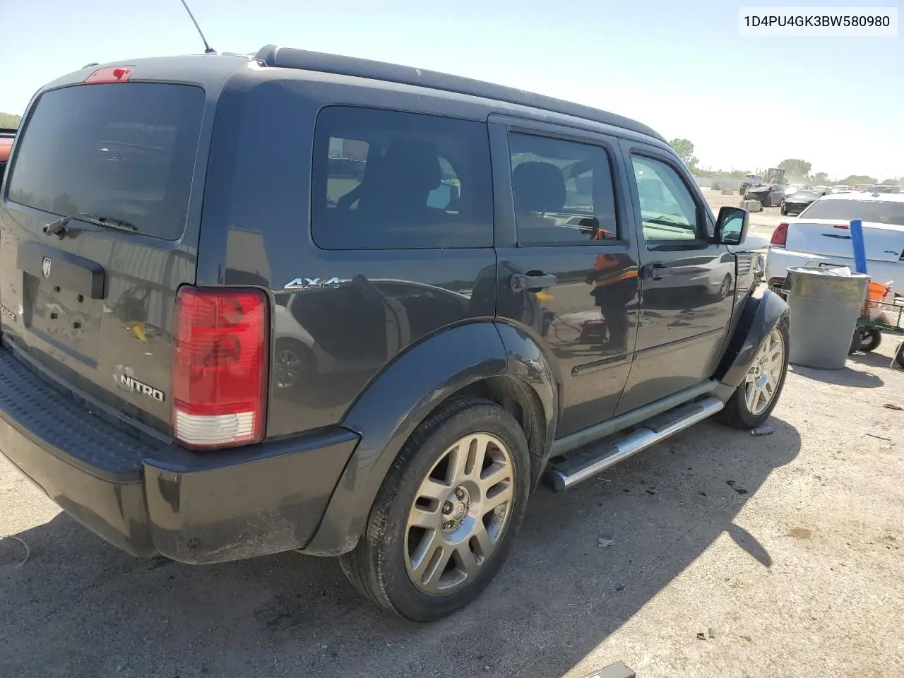 2011 Dodge Nitro Heat VIN: 1D4PU4GK3BW580980 Lot: 56222595