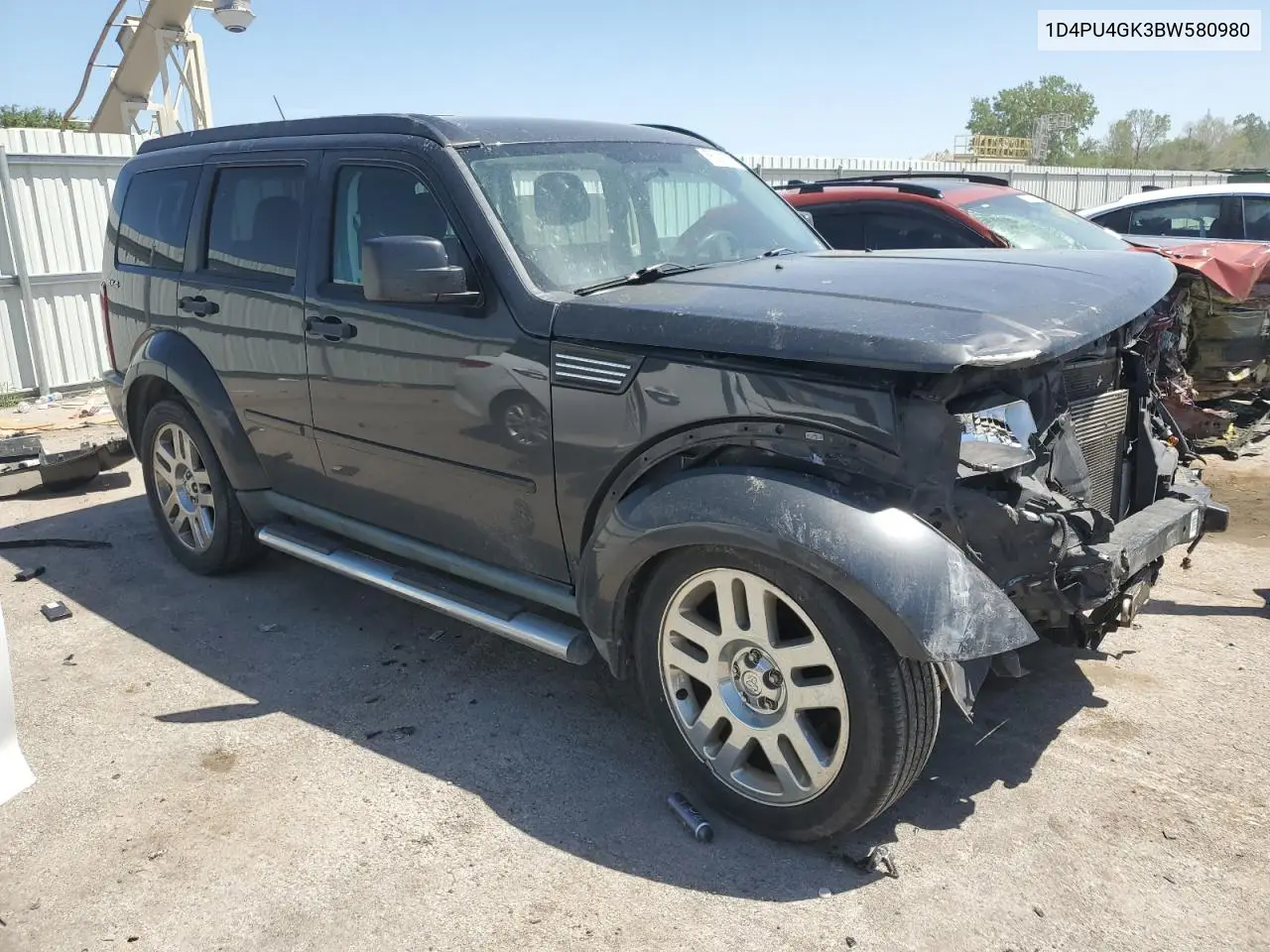 2011 Dodge Nitro Heat VIN: 1D4PU4GK3BW580980 Lot: 56222595