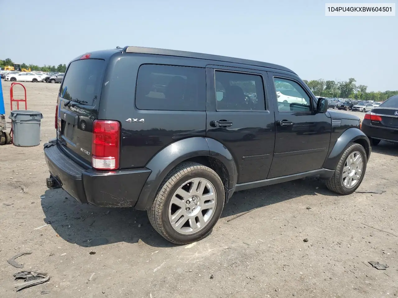 2011 Dodge Nitro Heat VIN: 1D4PU4GKXBW604501 Lot: 60287735