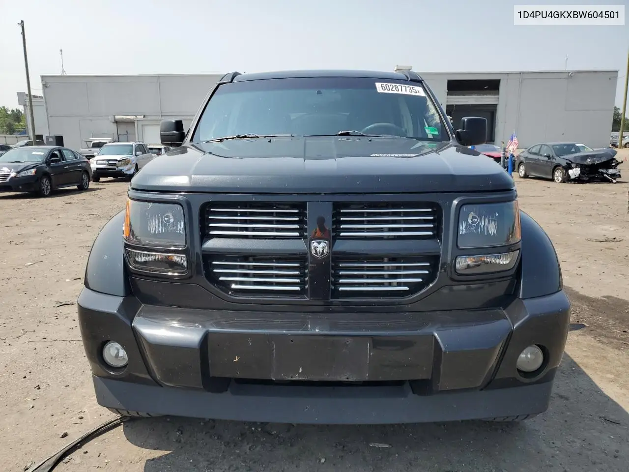 2011 Dodge Nitro Heat VIN: 1D4PU4GKXBW604501 Lot: 60287735