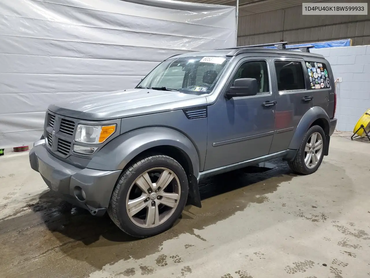 2011 Dodge Nitro Heat VIN: 1D4PU4GK1BW599933 Lot: 60531505