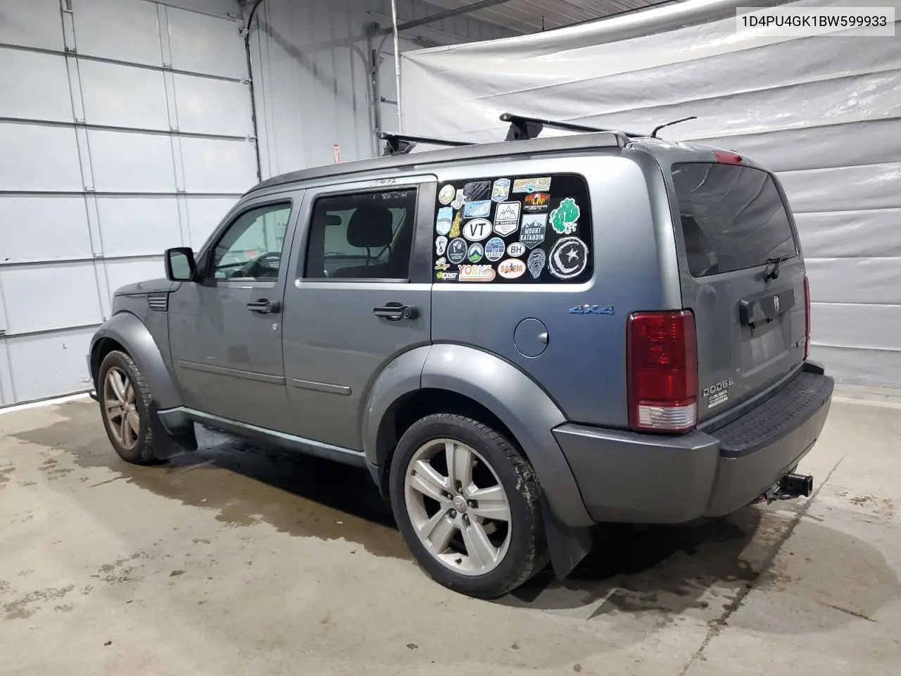 2011 Dodge Nitro Heat VIN: 1D4PU4GK1BW599933 Lot: 60531505