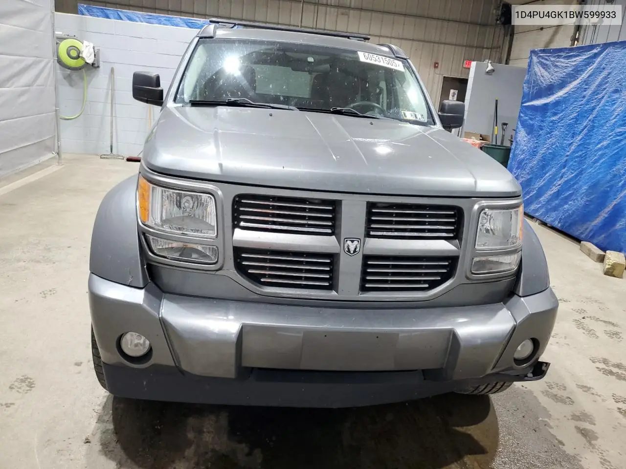 2011 Dodge Nitro Heat VIN: 1D4PU4GK1BW599933 Lot: 60531505