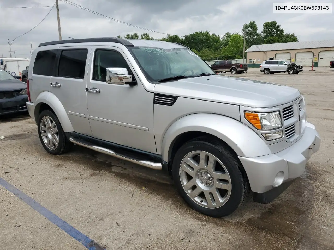 2011 Dodge Nitro Heat VIN: 1D4PU4GK0BW598143 Lot: 60830015