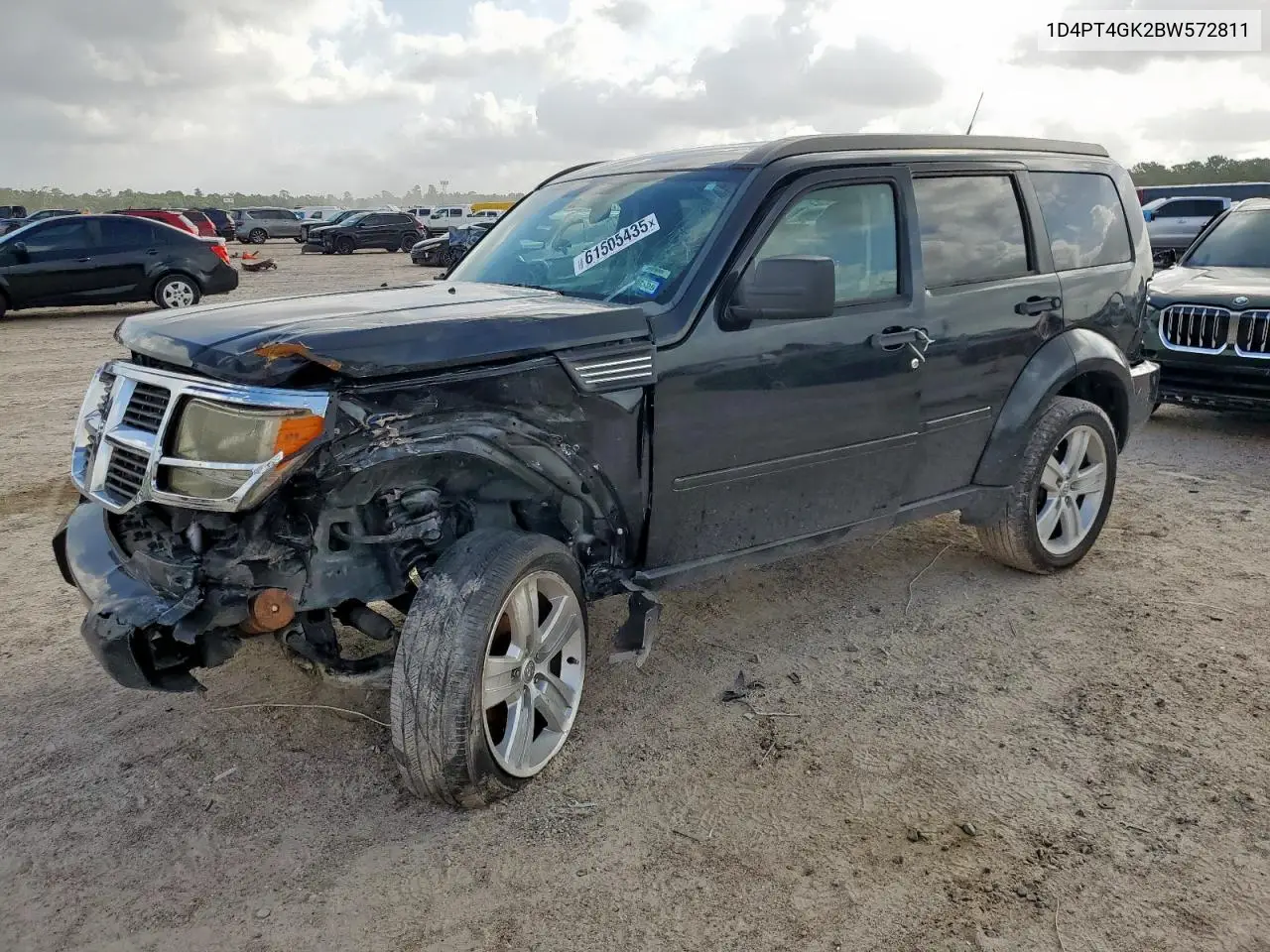 2011 Dodge Nitro Heat VIN: 1D4PT4GK2BW572811 Lot: 61505435
