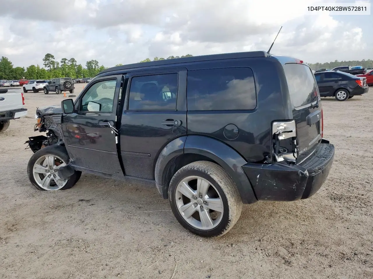 2011 Dodge Nitro Heat VIN: 1D4PT4GK2BW572811 Lot: 61505435
