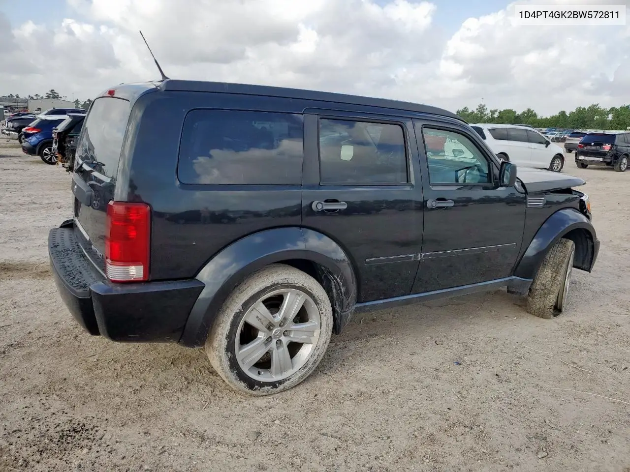2011 Dodge Nitro Heat VIN: 1D4PT4GK2BW572811 Lot: 61505435