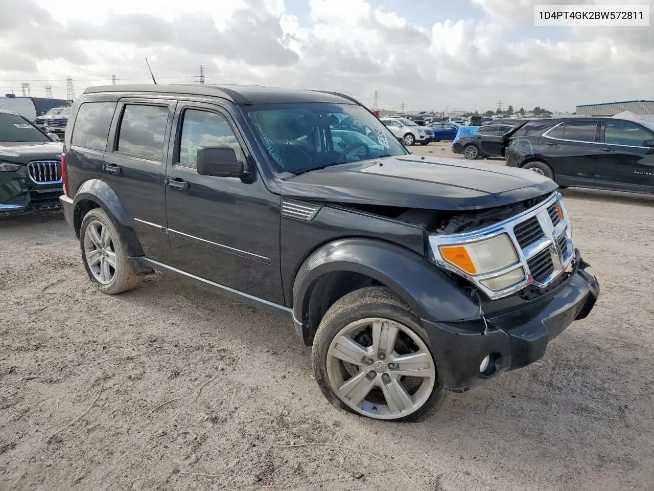 2011 Dodge Nitro Heat VIN: 1D4PT4GK2BW572811 Lot: 61505435