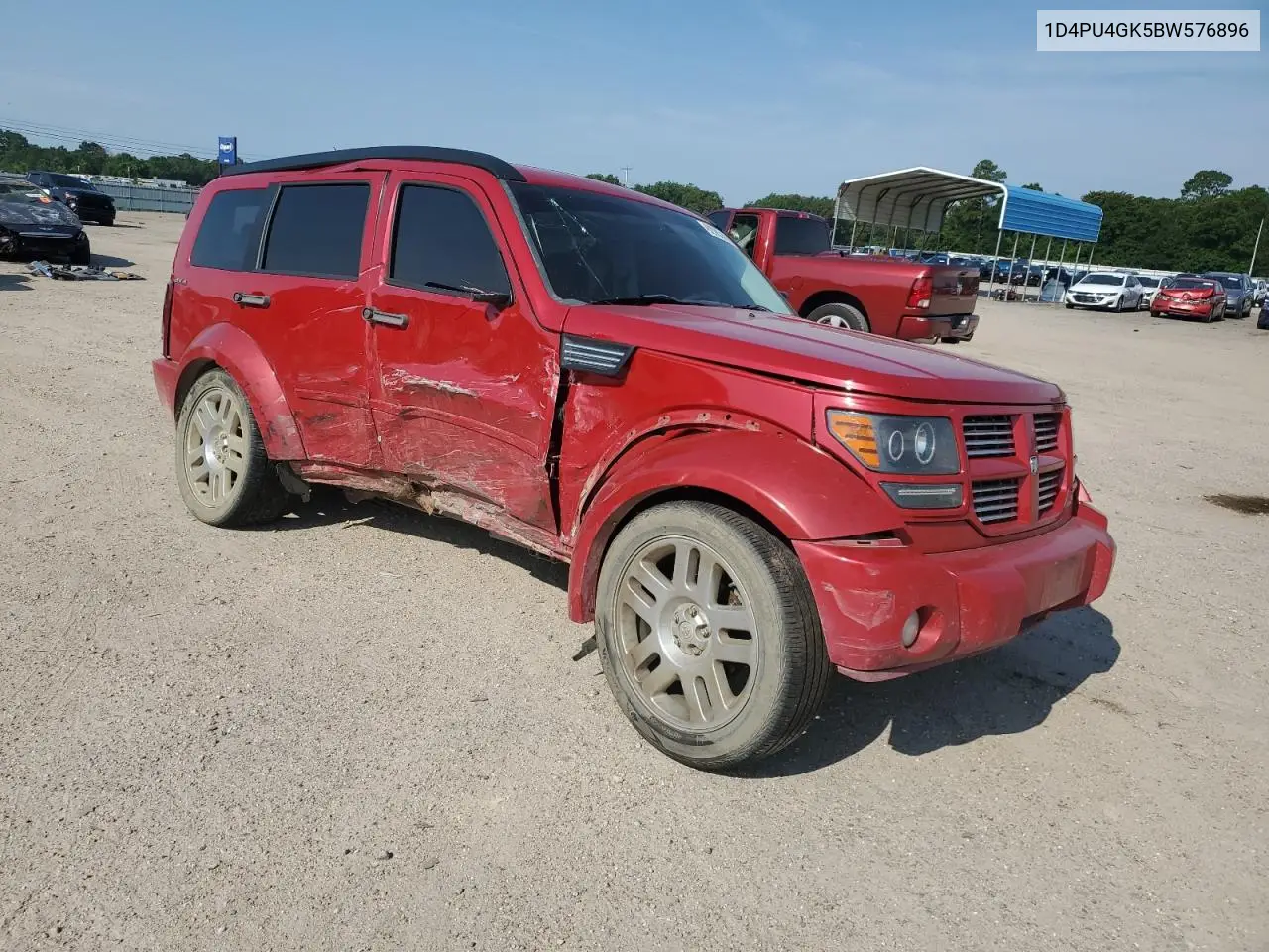 2011 Dodge Nitro Heat VIN: 1D4PU4GK5BW576896 Lot: 62063805