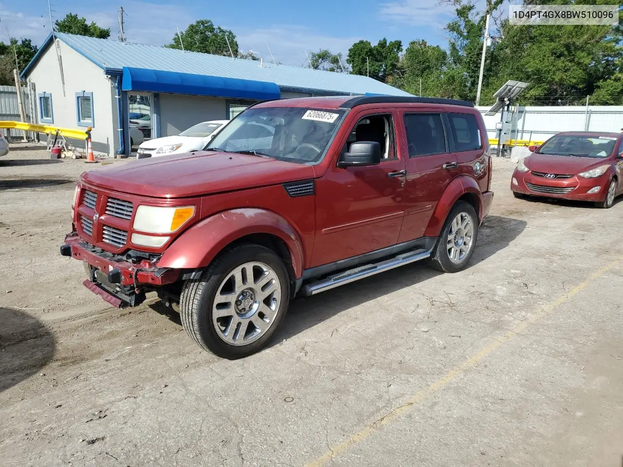 2011 Dodge Nitro Heat VIN: 1D4PT4GX8BW510096 Lot: 62066875