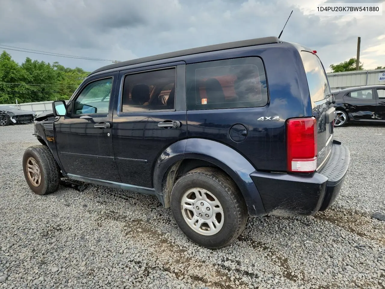 2011 Dodge Nitro Se VIN: 1D4PU2GK7BW541880 Lot: 62840325