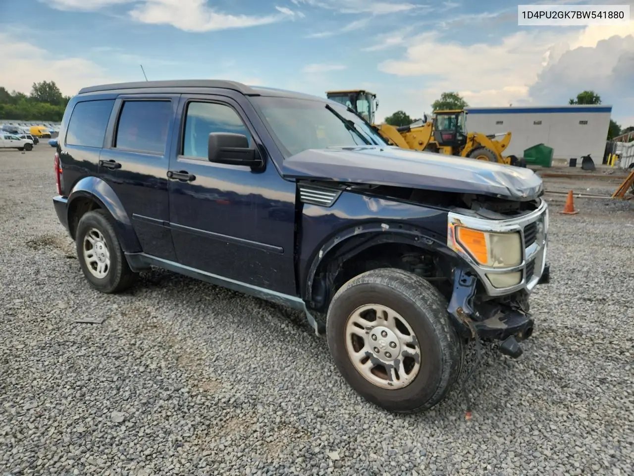 2011 Dodge Nitro Se VIN: 1D4PU2GK7BW541880 Lot: 62840325