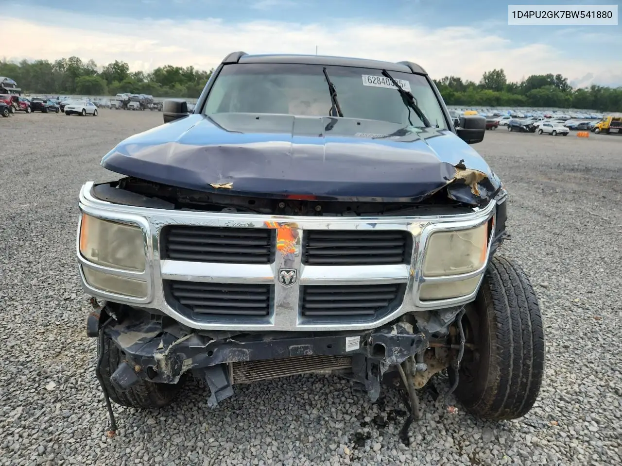 2011 Dodge Nitro Se VIN: 1D4PU2GK7BW541880 Lot: 62840325