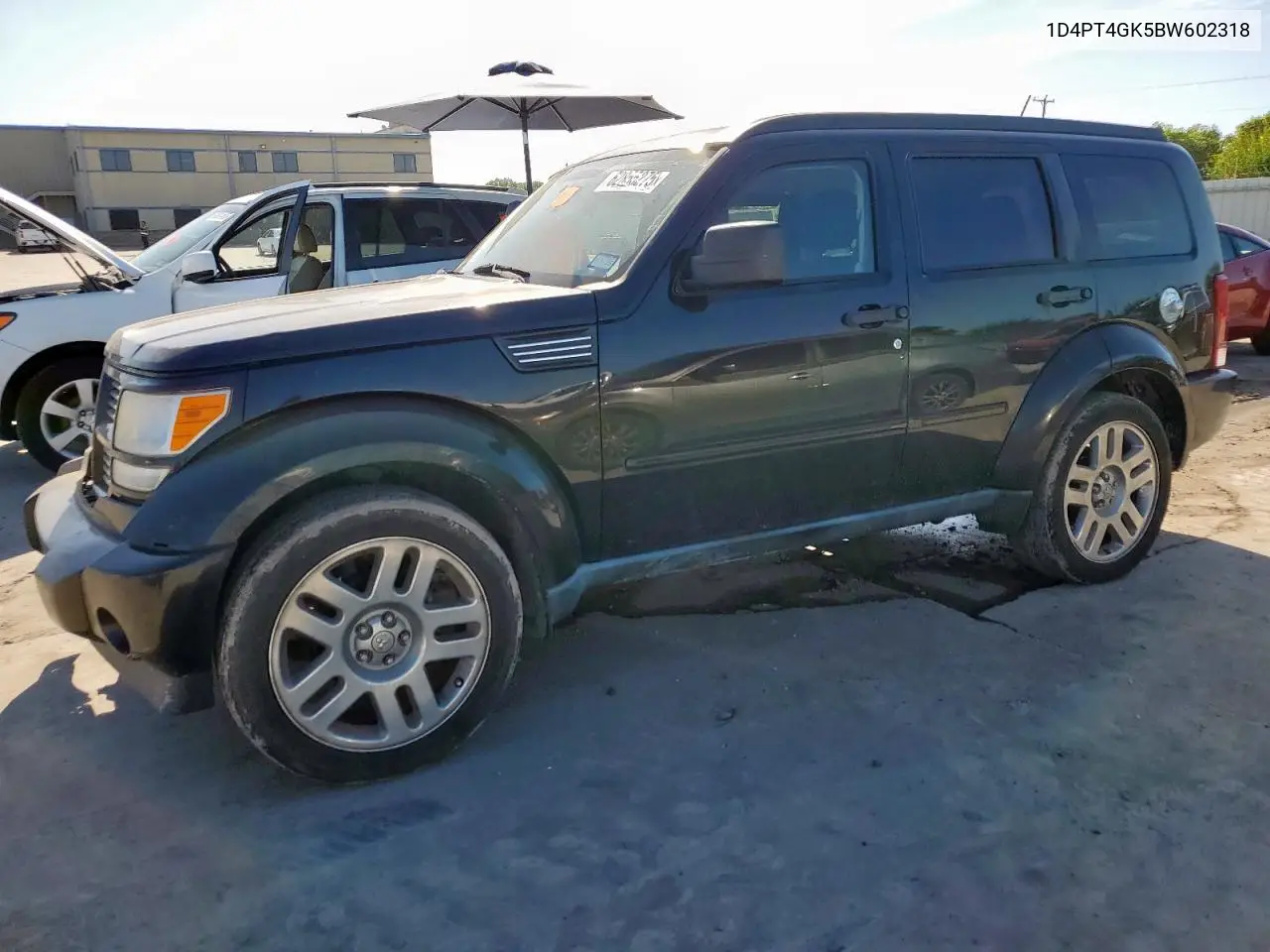 2011 Dodge Nitro Heat VIN: 1D4PT4GK5BW602318 Lot: 62855275