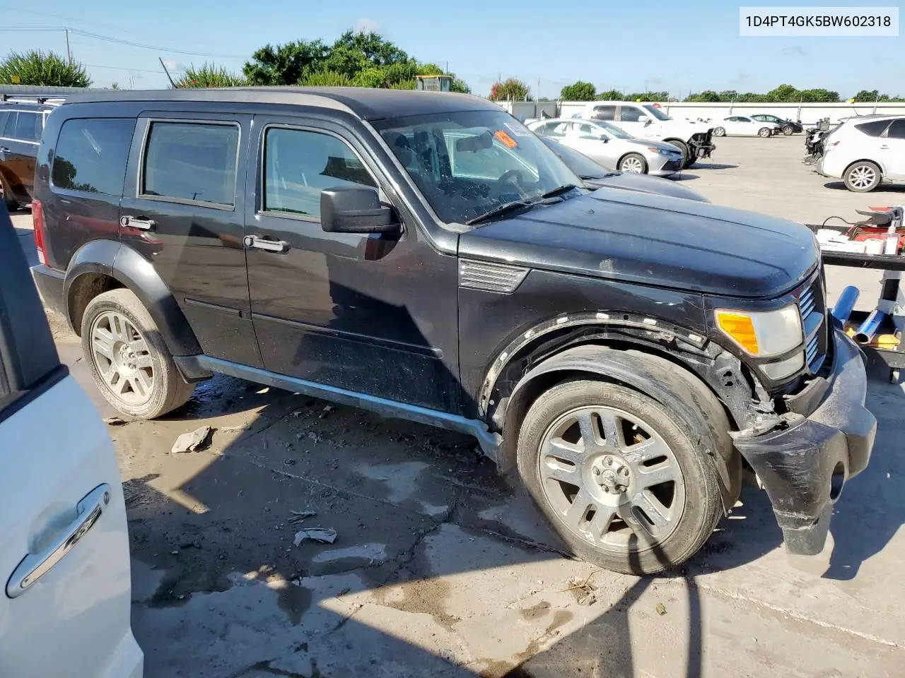 2011 Dodge Nitro Heat VIN: 1D4PT4GK5BW602318 Lot: 62855275
