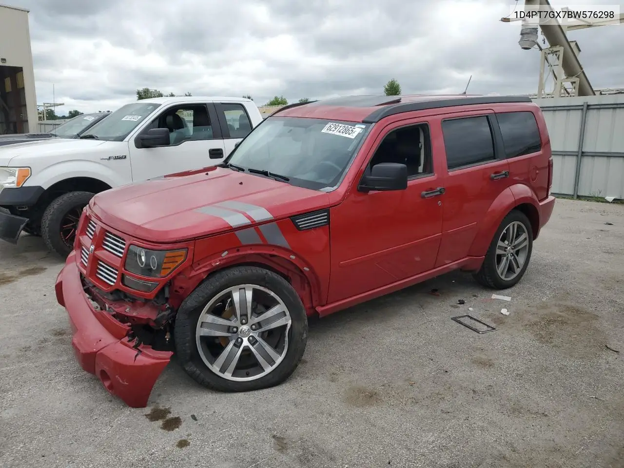 2011 Dodge Nitro Shock VIN: 1D4PT7GX7BW576298 Lot: 62912865