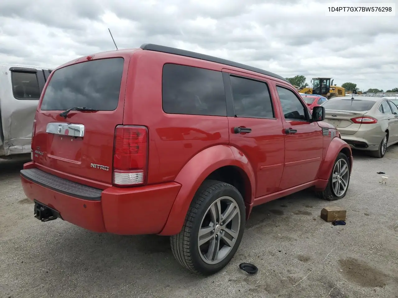 2011 Dodge Nitro Shock VIN: 1D4PT7GX7BW576298 Lot: 62912865