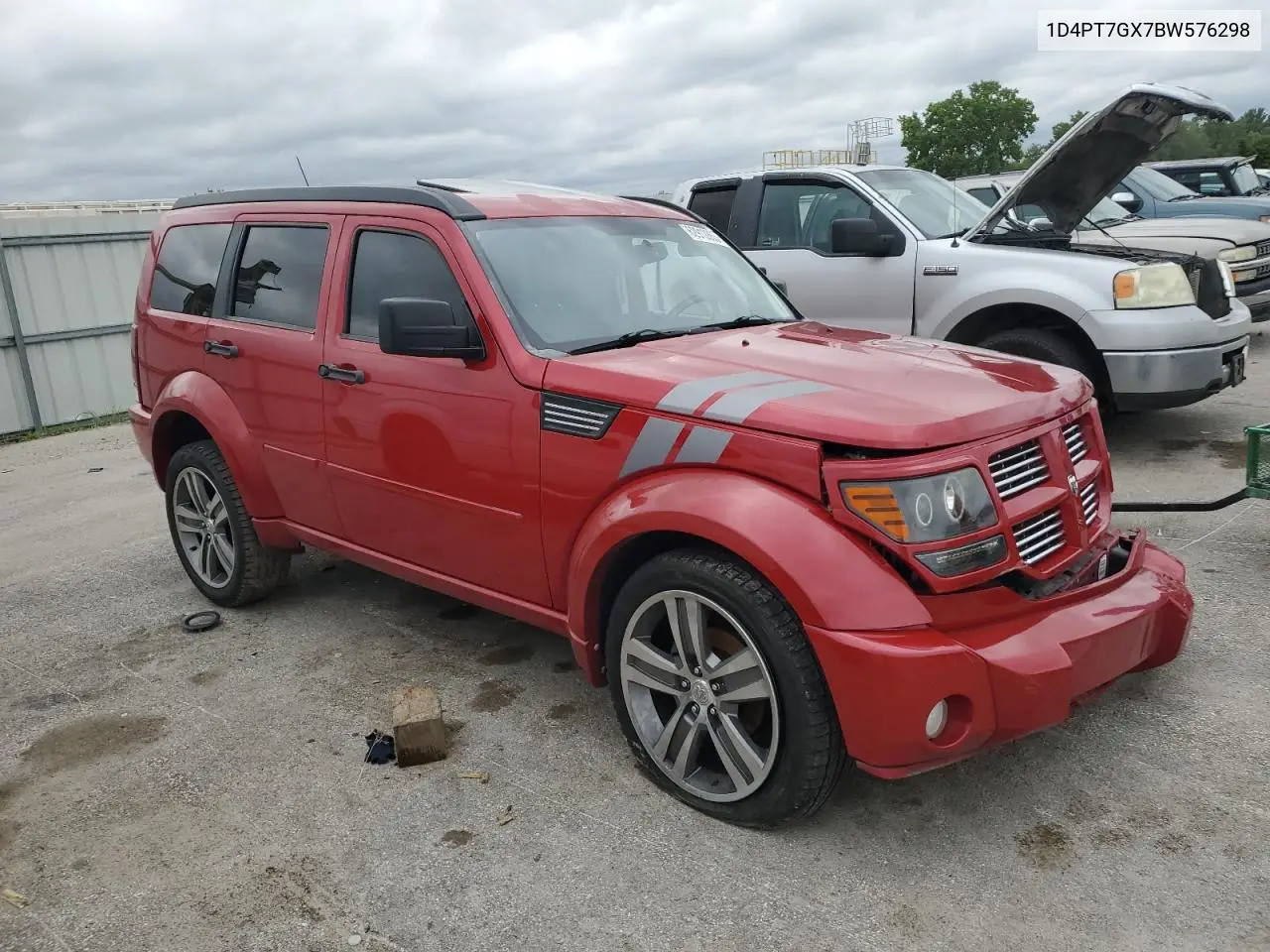 2011 Dodge Nitro Shock VIN: 1D4PT7GX7BW576298 Lot: 62912865