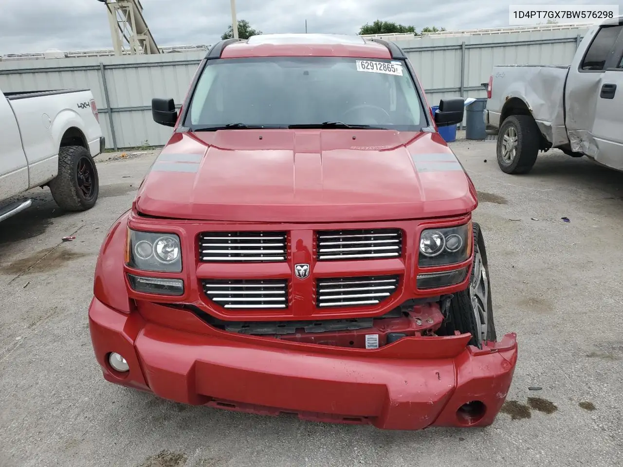 2011 Dodge Nitro Shock VIN: 1D4PT7GX7BW576298 Lot: 62912865