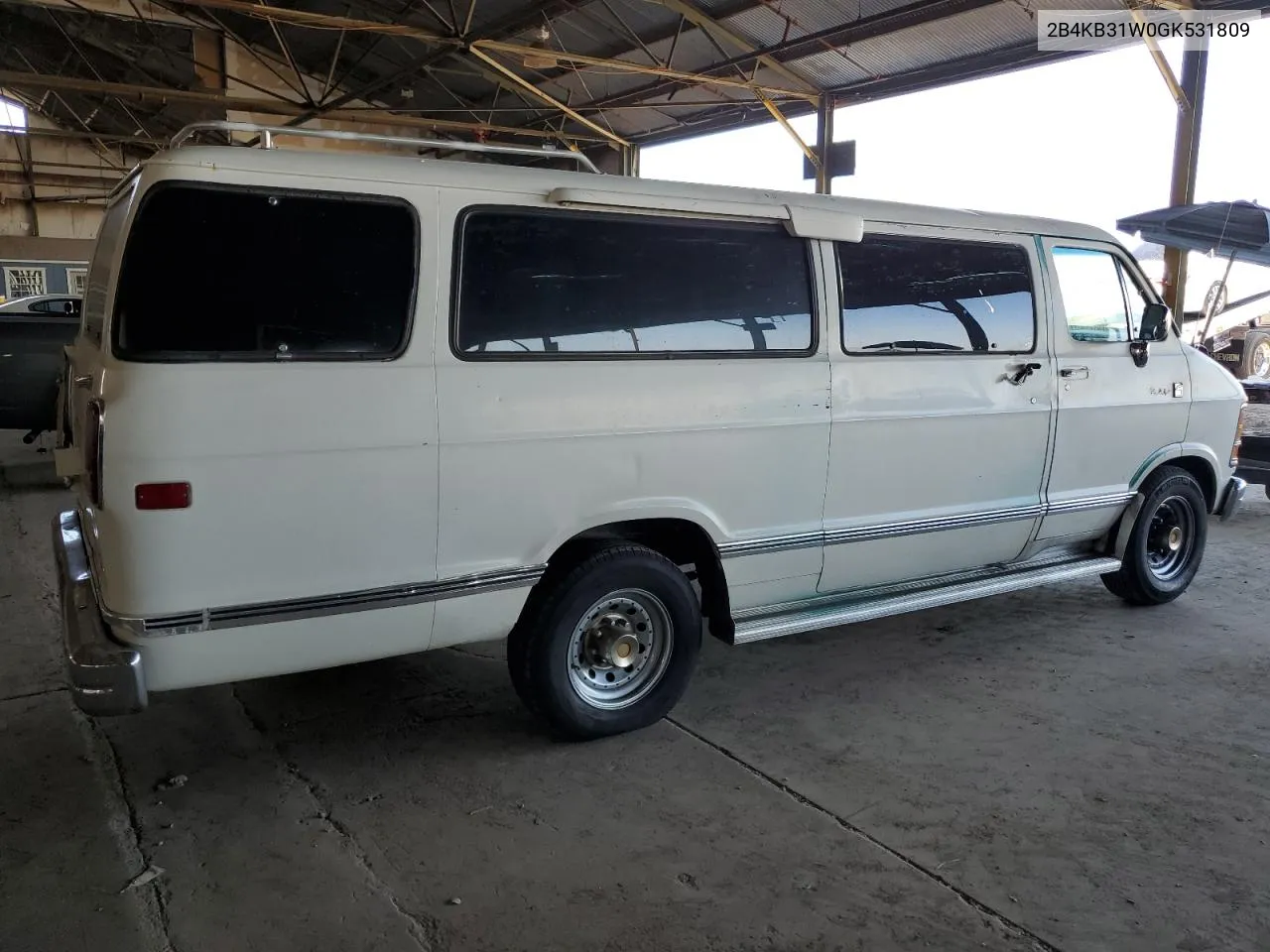 1986 Dodge Ram Wagon B350 VIN: 2B4KB31W0GK531809 Lot: 58910393