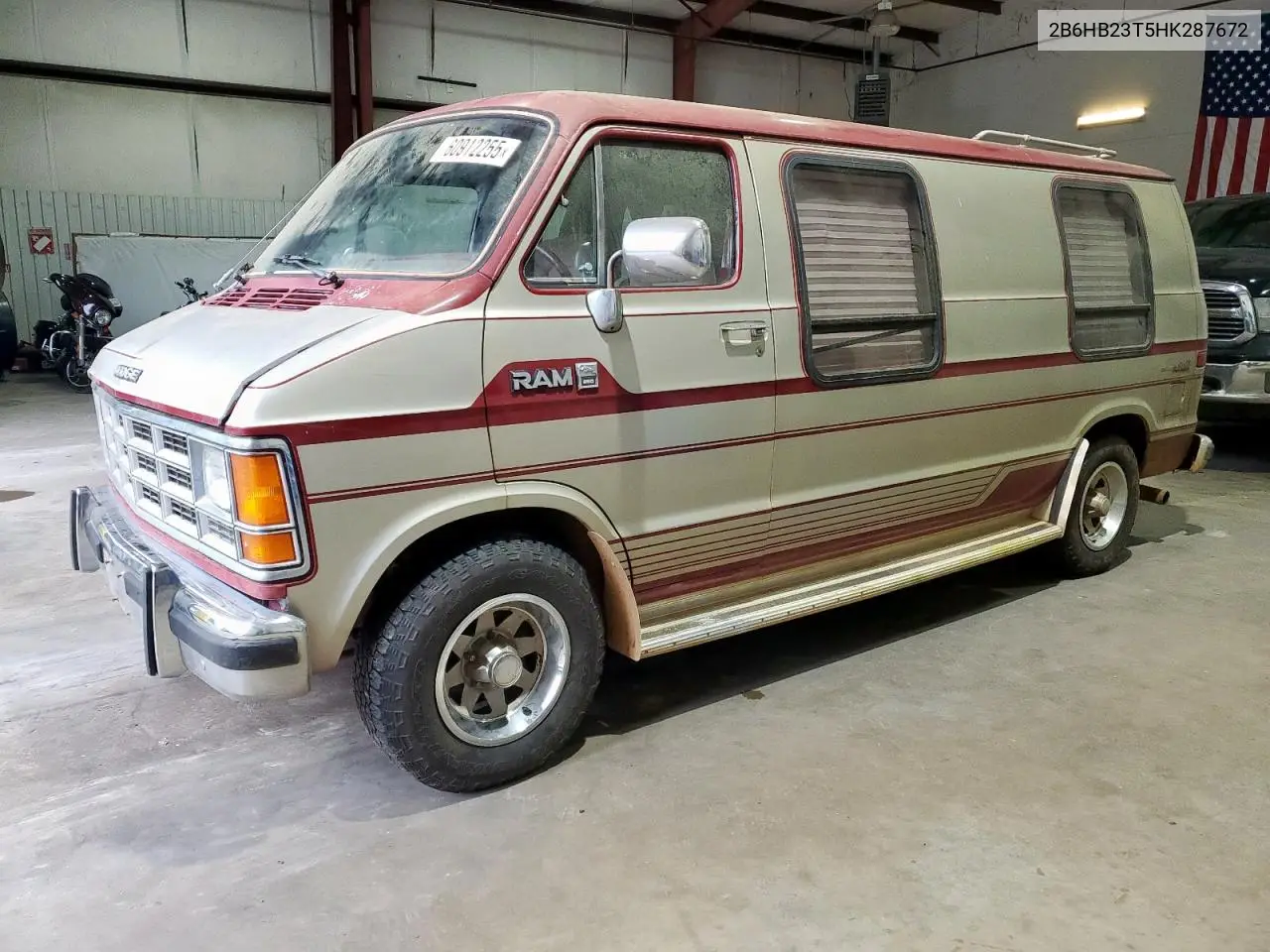 1987 Dodge Ram Van B250 VIN: 2B6HB23T5HK287672 Lot: 60912255