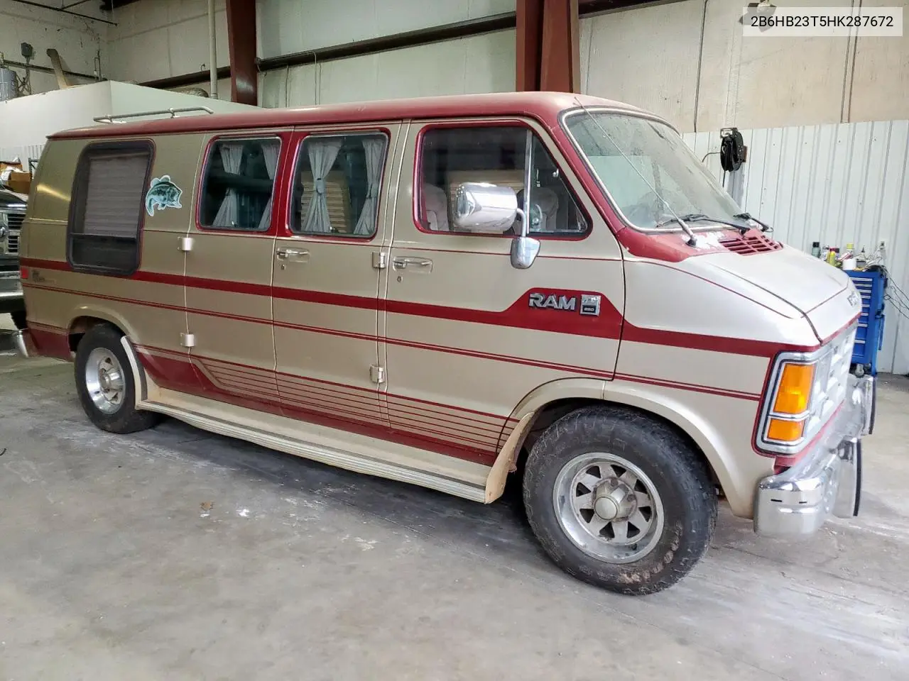 1987 Dodge Ram Van B250 VIN: 2B6HB23T5HK287672 Lot: 60912255
