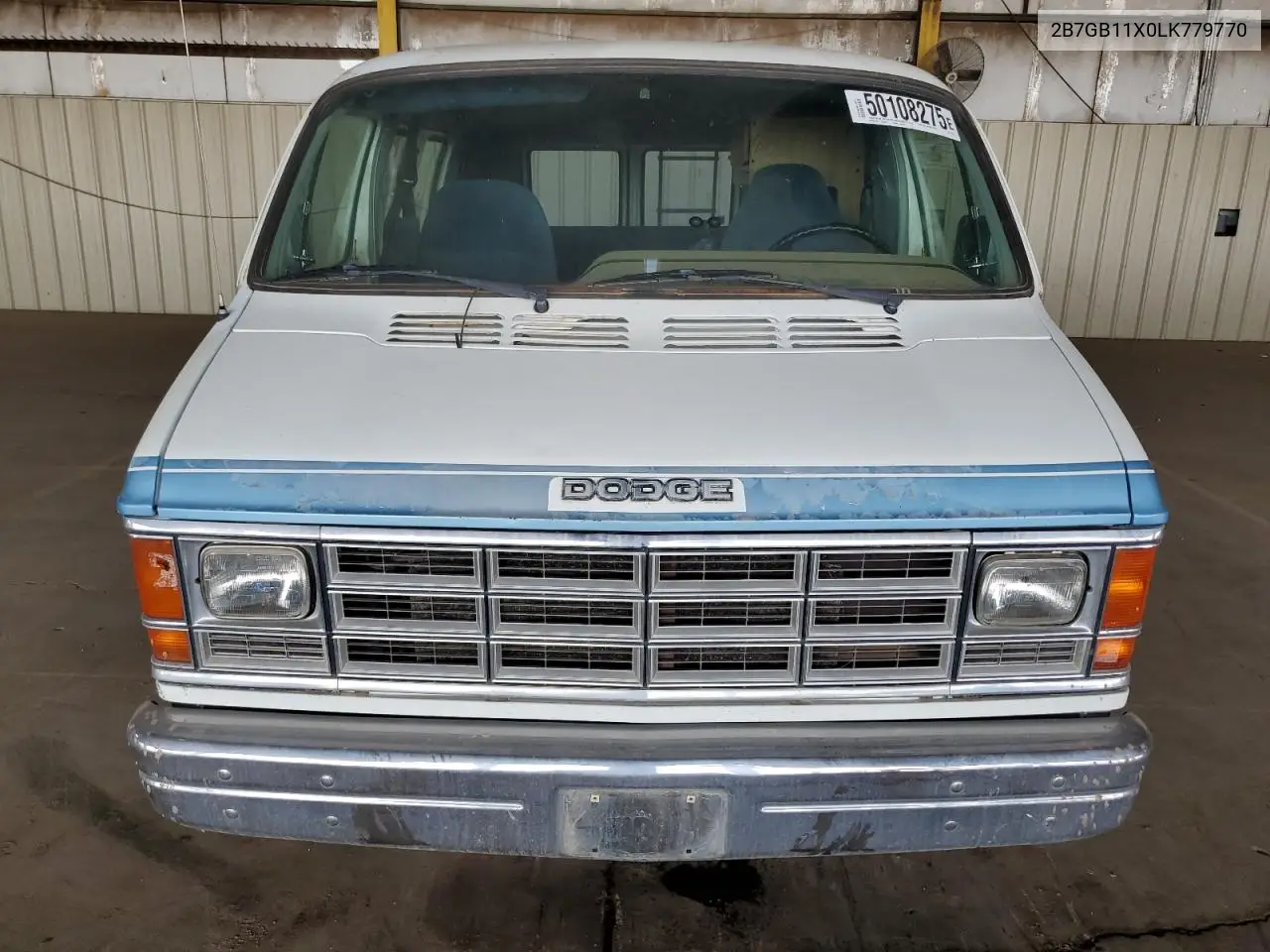 1990 Dodge Ram Van B150 VIN: 2B7GB11X0LK779770 Lot: 52215725