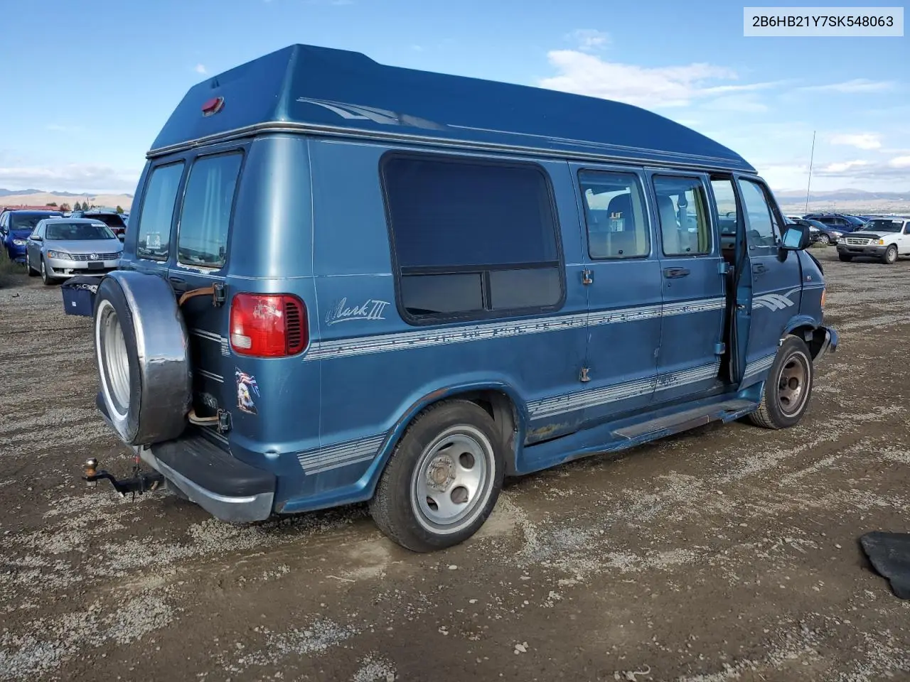 1995 Dodge Ram Van B2500 VIN: 2B6HB21Y7SK548063 Lot: 84157714