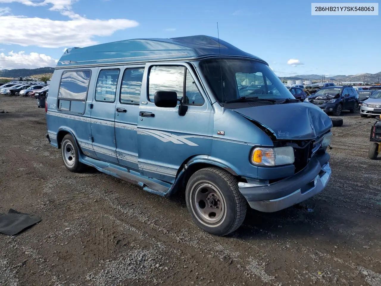 1995 Dodge Ram Van B2500 VIN: 2B6HB21Y7SK548063 Lot: 84157714